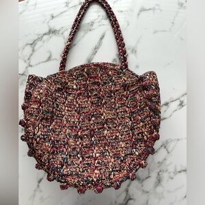 Sezane Raffia June Basket Bag
